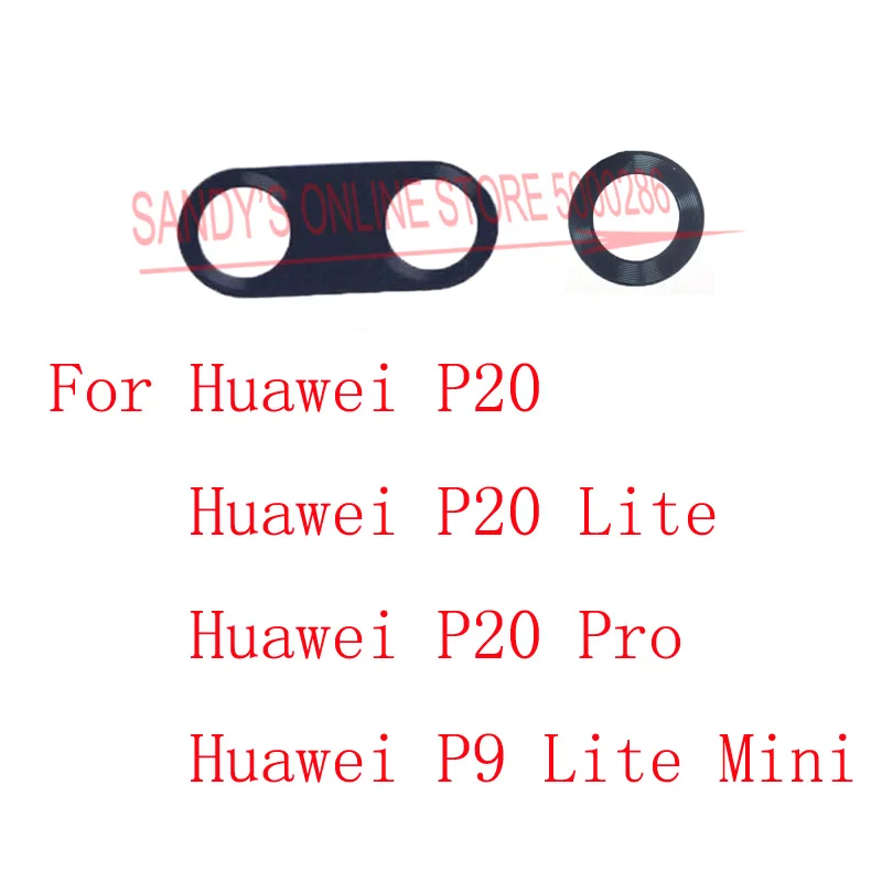 

2 Pcs/Lot New Good For Huawei P20 / P20 Lite / P20 Pro / P9 Lite Mini Rear Back Camera Glass Lens Cover For Huawei Series