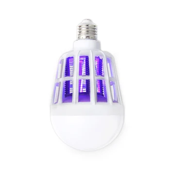 

15W Bug Zapper Electric Mosquito Killer E27 LED light Bulb slope design Indoor Insect Fly Killer