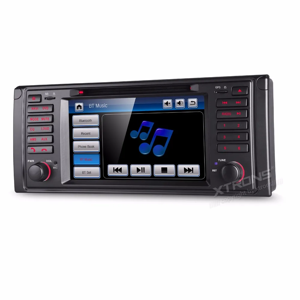 XTRONS 7 ''Радио 1 din автомобильный DVD плеер GPS для BMW E39 M5 1999 2010 2001 2002 2003 1995 1996 1997 1998 /