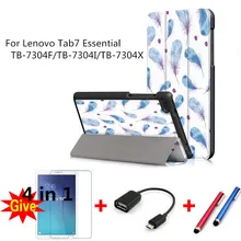 Для lenovo Tab7 необходимые красочные Рисованные кожаные чехлы для lenovo Tab7 эфирные TB-7304F/TB-7304I/TB-7304X Чехлы для планшетов
