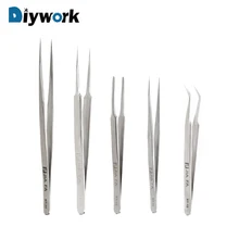 DIYWORK ручной инструмент из нержавеющей стали утолщаются электроники щипцы Точность Пинцет RST11-15