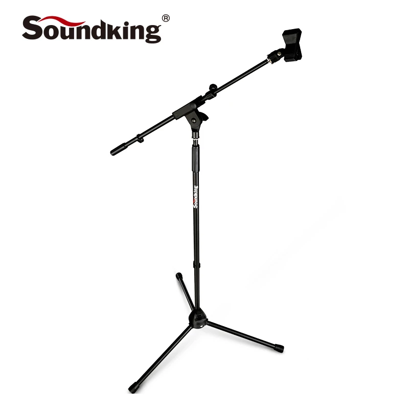 

Soundking High Quality Flexible Stage Microphone Stand Tripod Floor Microphone Stand Liftable Radio microphone stand S24