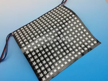 

16*16 pixels ws2811 ws2812b led digital flexible panel,input dc 5v ws2812b panel,5050 individually addressable rgb magic color