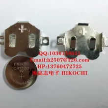 Hikochi CR1216CR1220/CR1225 SMD гнездо для батареек-таблеток BK885 металлической меди фосфористая бронза, никель, pltd