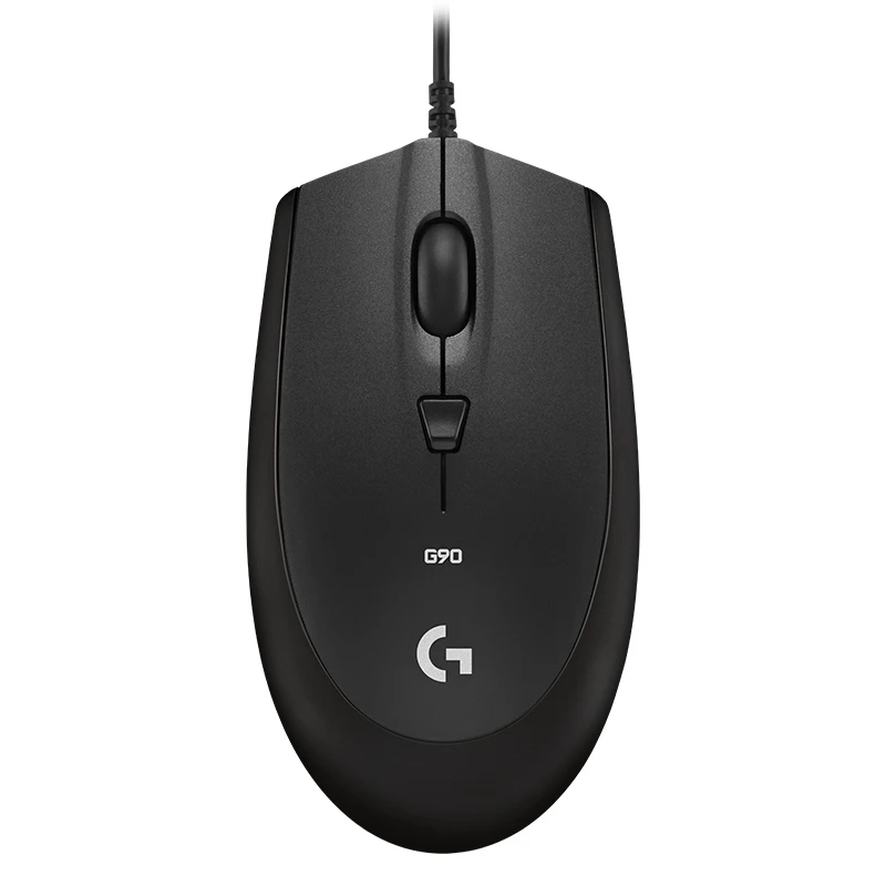 Logitech G90 Проводная игровая клавиатура Мышь ноутбук PC Gamer 2500 точек/дюйм переключатель USB игры Мышь