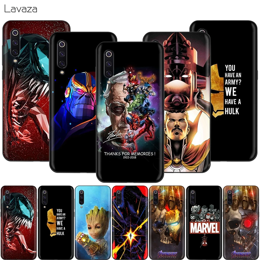 

Lavaza Marvel Comics Logo Case for Xiaomi Redmi Note 8 7 6 6A 5 5A 4 4X 4A Go Pro Plus Prime