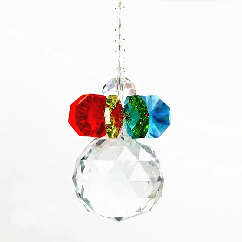 Grânulos de Cristal Rosa com Bola Facetada de Cristal para a Decoração da Árvore de Natal Lustre Pendurado Peças Decoração 1pc 30x300mm h - 5 Lustre de cristal
