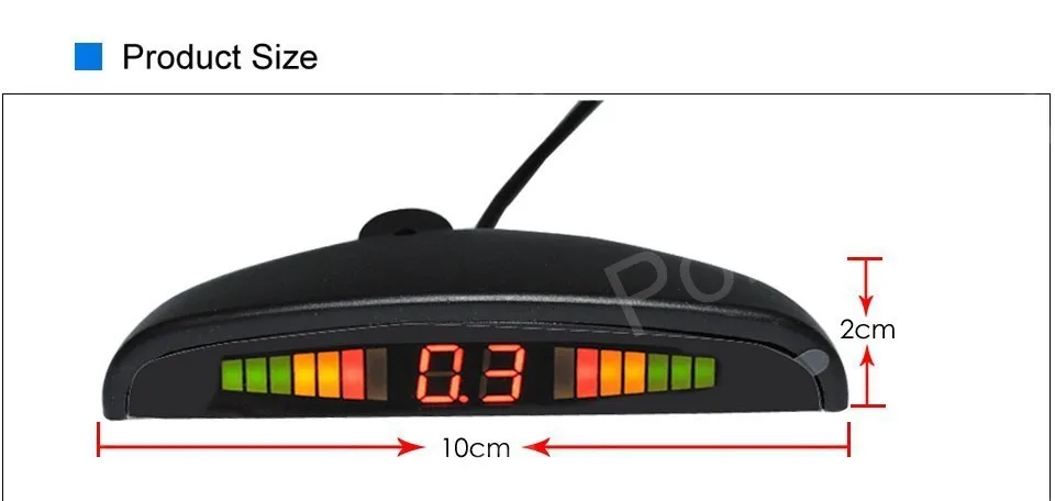 Парковка Сенсор Автостоянка помочь Системы со светодиодной Дисплей 8 Датчики Биби звуковой сигнал оповещения Бесплатная доставка 9 видов