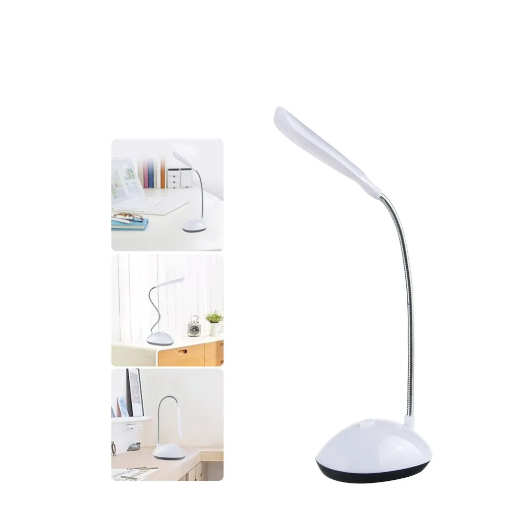 

LED Lamp Light Book Reading Lamp LED Bulbs Light 4 leds 3*AAA Battery For Reader Kindle Flexible Night Light Desk Table lamp