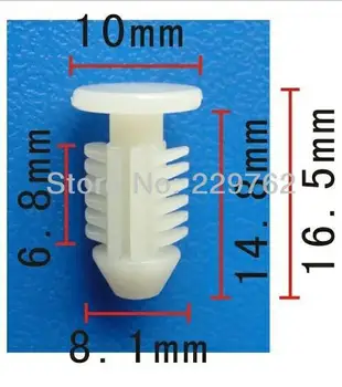 

Free Shipping 100PCS Retainer Clip For PEUGEOT Automotive Clips And Fasteners Auto Fastner Plastic Rivet Fastened For Cars