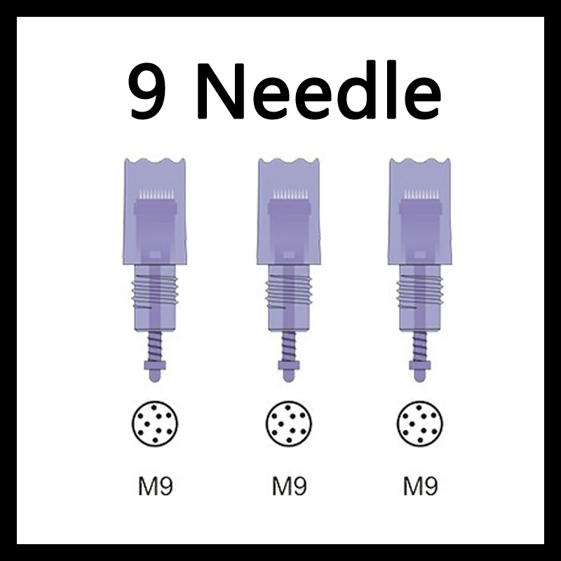 Высокое качество, Перманентный макияж, машина Artmex V6, для бровей, губ, Вращающаяся ручка, V6, тату-машина, МТС, пму, система с V6 иглой для татуировки - Цвет: 9Pin x 30pcs