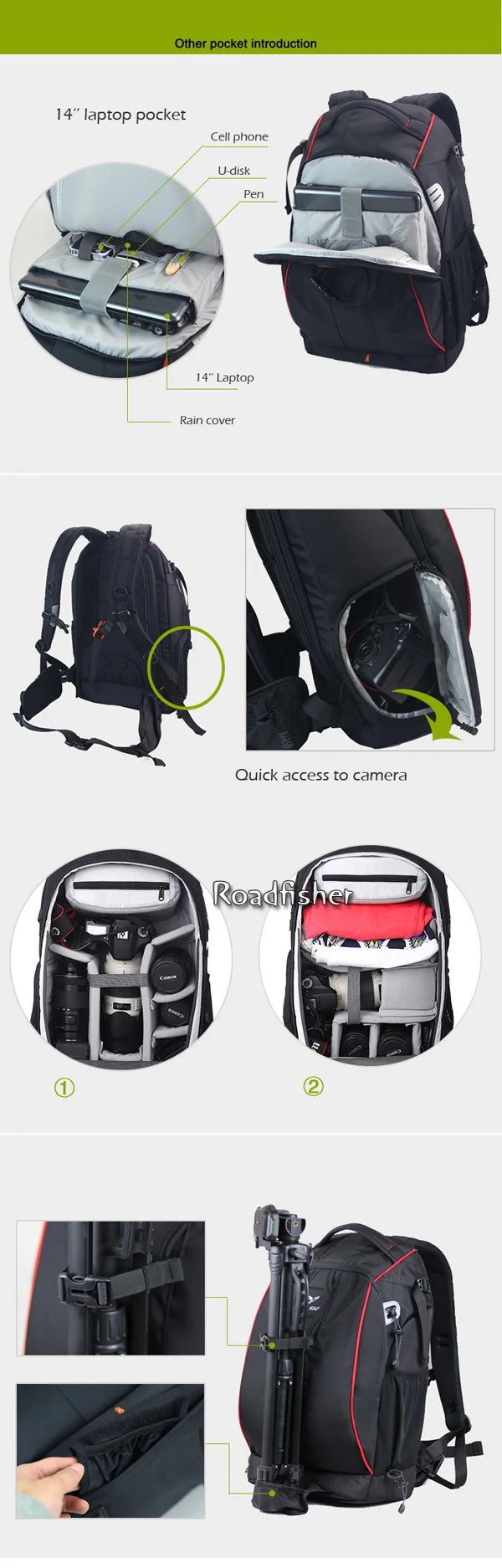 Camera backpack FL326-18