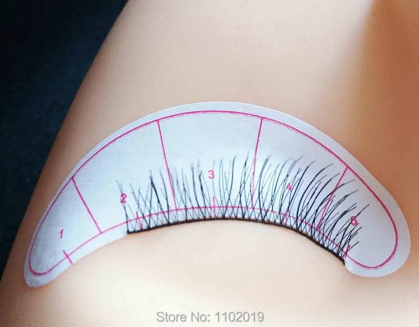 

100% Lint Free Eye Patch Thin Flexible Under Eye Pads Vinyl Sticker, Eyelash Extension Training Patches Freeshipping