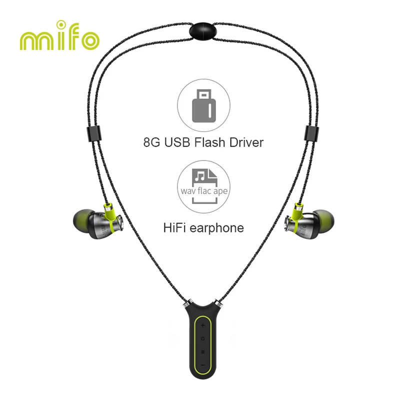

HiFi Wireless Headphone Magnetic Necklace Bluetooth Headset 8G Flash Recording Pen Earphone Noise Cancelling Sports Earbuds