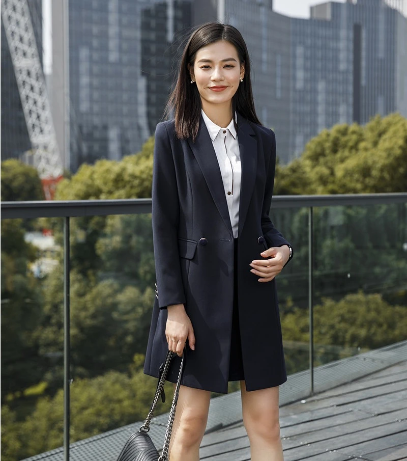 informal a la moda para abrigos negros y morados para estilo OL, otoño invierno, novedad de 2018|Gabardina| - AliExpress