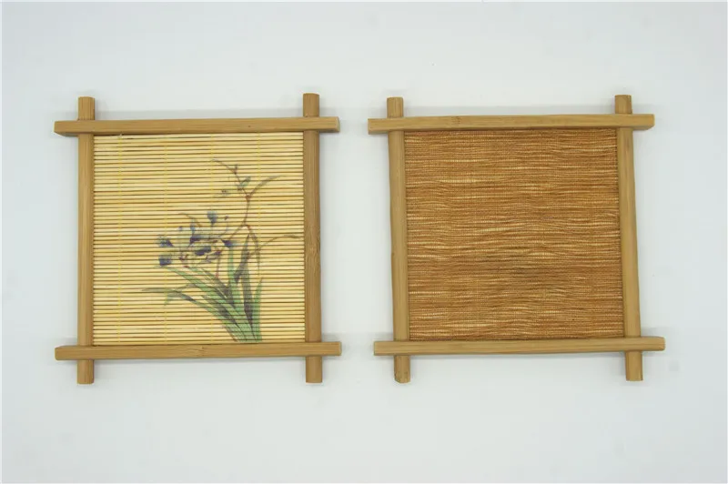 Натуральный бамбук ручной работы держатель для мыла или еды или чашки Презентация биоразлагаемый