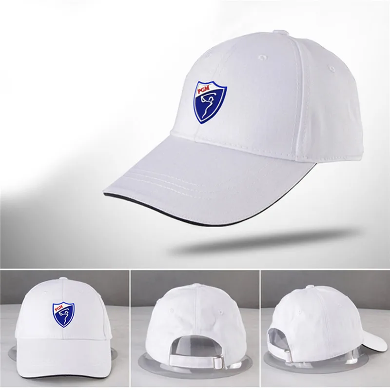 PGM хлопковая шапка для гольфа/Кепки s/Солнцезащитная шляпа дышащая прочная Сверхлегкий анти-УФ гольф однотонные шляпы спортивные остроконечные Кепки 6 цветов
