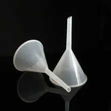 10 шт./партия 75 мм пластиковые мини маленькие воронки для духов жидкое эфирное масло наполнение пустая бутылка Упаковочный Инструмент