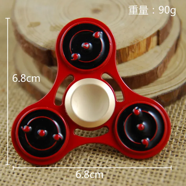 Naruto EDC Hand Spinner Cube Creative Funny Toy Metal Spinner