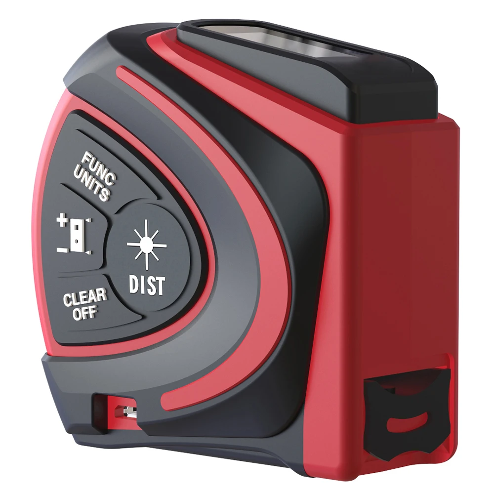 

2 In 1 Digital Distance Meter 30m Infrared Laser Rangefinder 5m Laser Tape Measure With Multiple Measurement Modes LCD Display
