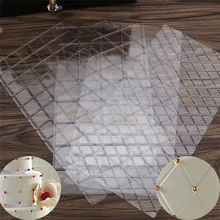 4 шт./компл. Sugarcraft прозрачная текстура коврик торт границы украшения инструменты форма для торта