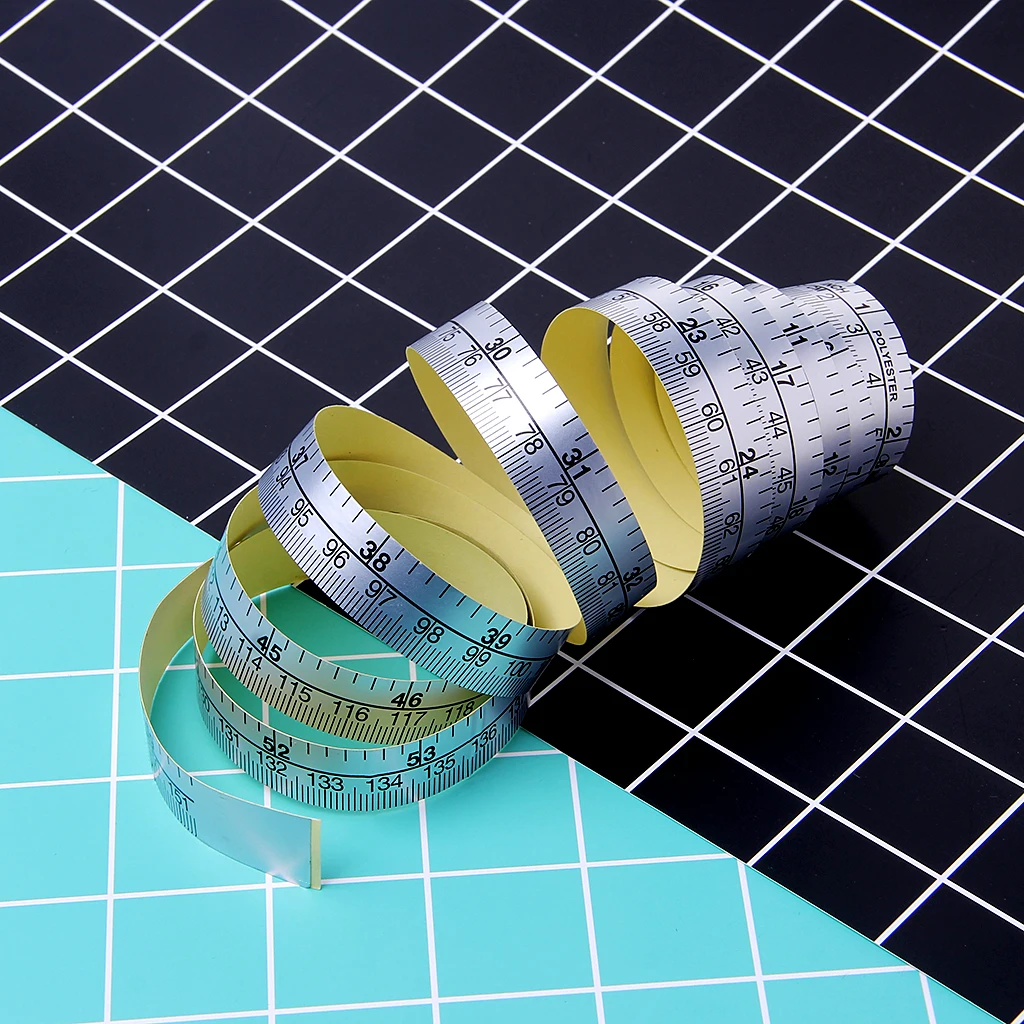 

151cm Self Adhesive Metric Measure Tape Vinyl Ruler For Sewing Machine Sticker Tape Measures