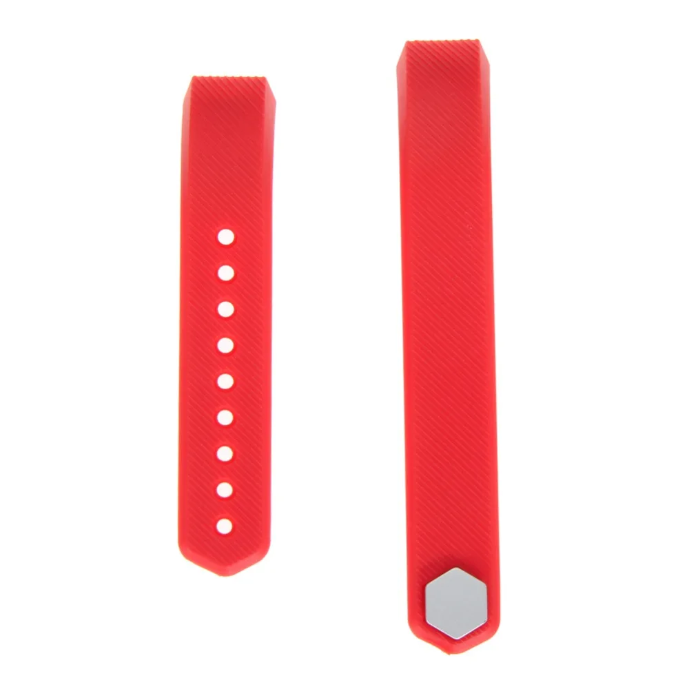 

15 colors Luxury Silicone Watchband High Quality Replacement Wrist Band Silicon Strap Clasp For Fitbit Alta Smart Watch Bracelet