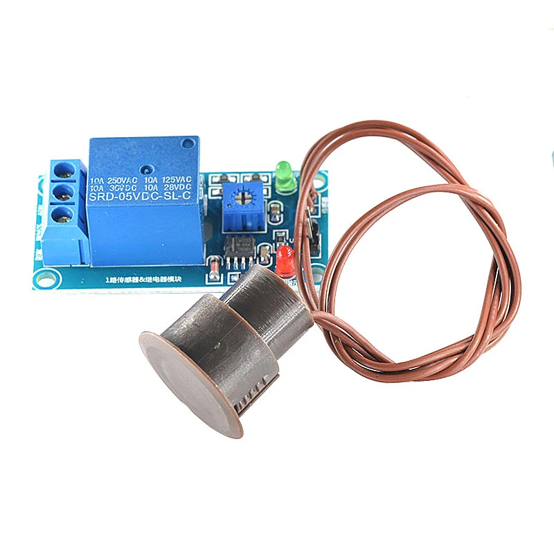 

1Pc The cable door control switch relay module 5V access control system alarm the door shut