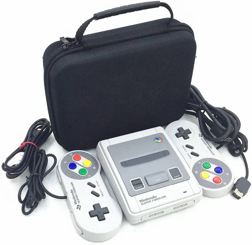 

Portable Storage Carrying Case Bag for SNES Classic Mini SFC Zipper Bag Hard Travel Shell Handbag Pouch for SNES mini