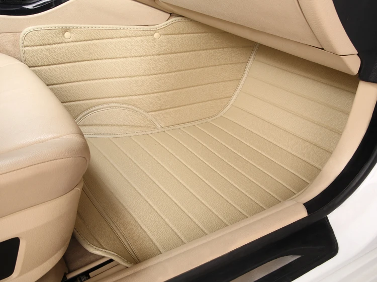 

5seats waterproof XPE material non slip full surrounded car floor mats for Citroen DS6 C-Elysee