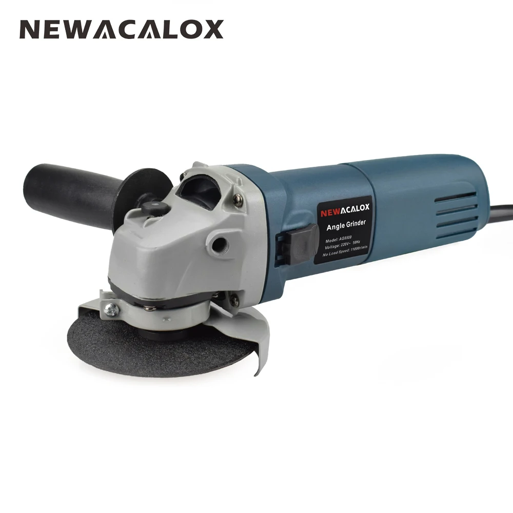 Discount !! NEWACALOX EU 220V 670W Handheld Electric Angle Grinder ...