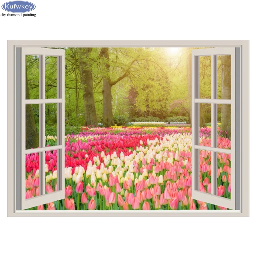 Diy Diamond Painting Window Tulip Flower Garden Landscape 5d Full Square Round Cross Stitch Diamond Embroidery Mosaic Home Decor Diamond Painting Cross Stitch Aliexpress Diy Diamond Painting Window Tulip Flower Garden Landscape 5d Full Square Round Cross Stitch Diamond Embroidery Mosaic Home Decor Diamond Painting Cross Stitch Aliexpress