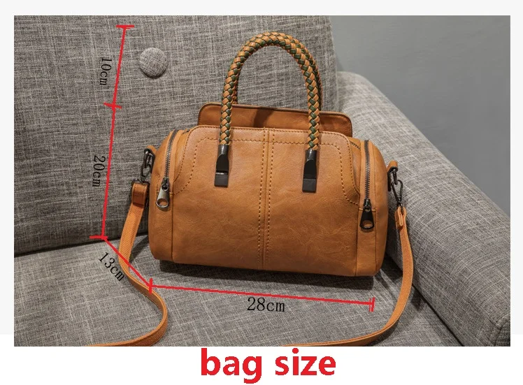 Europeu novo retro mulheres tote bags boston