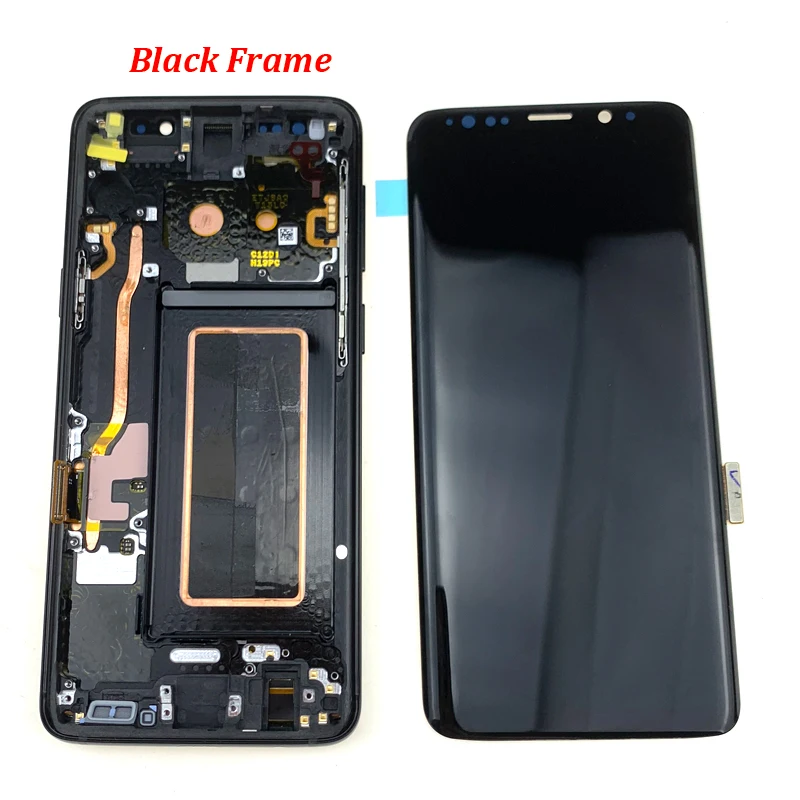 5," AMOLED протестированный ЖК-дисплей с рамкой для SAMSUNG Galaxy S9 S9+ Plus G960 сенсорный экран дигитайзер Замена дисплея+ инструмент