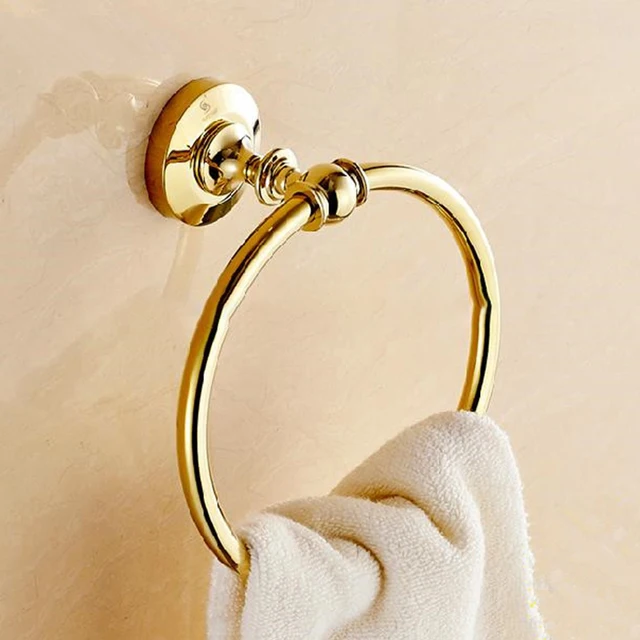 Buy Luxury Retro Solid Brass Hand Towel Holder