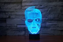 The new 7-color 3D USB creative Nightlight / LED lamp Cartoon Baby 127/ Free Shipping