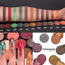 3 шт./лот блеск инъекции прессованные блестки одиночные тени для век Алмаз Радуга макияж прессованные блестки тени для век магнит палитра