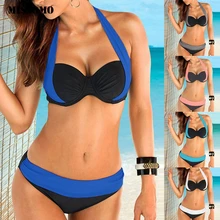 MISSOMO, бикини,, женский бюстгальтер с вкладышами пуш ап, бандо, низкая талия, бикини, купальник для женщин, купальник размера плюс, бикини, пуш-ап, 613