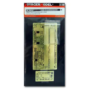 

KNL HOBBY Voyager Model PE35214 World War II Italy L6 / 40 light light car upgrade metal etching pieces