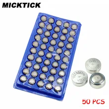 50 шт. AG13 357a A76 303 LR44 sr44sw sp76 L1154 rw82 rw42 высокий объем кнопки сотового монет Батарея bateries Длинные прочного Часы игрушки