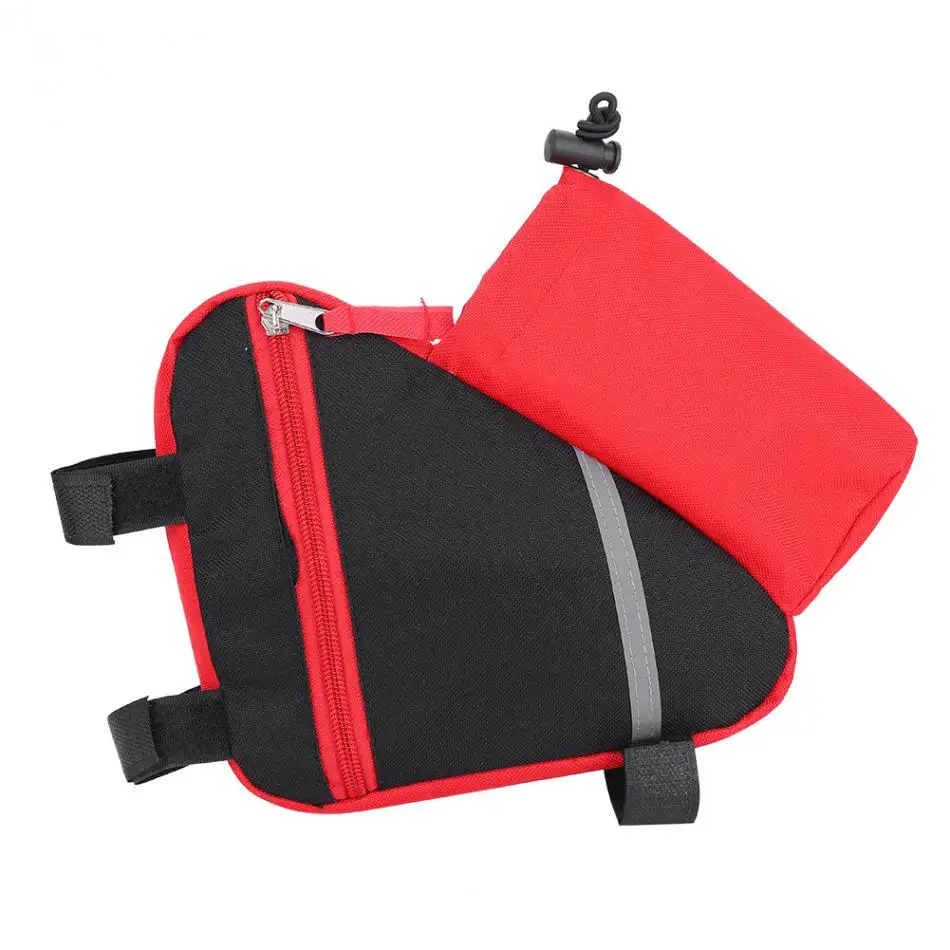 Perfect Bicycle Bag Bicycle Triangle Bags Bike Front Tube Frame Pannier Bag Road Bike Repair Tools Pouch Holder Riding Accessories 6