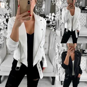 

2018 trench coat Women Fashion Long Sleeve Blazer Open Front Short Cardigan Suit Coat Autumn Winter ropa mujer