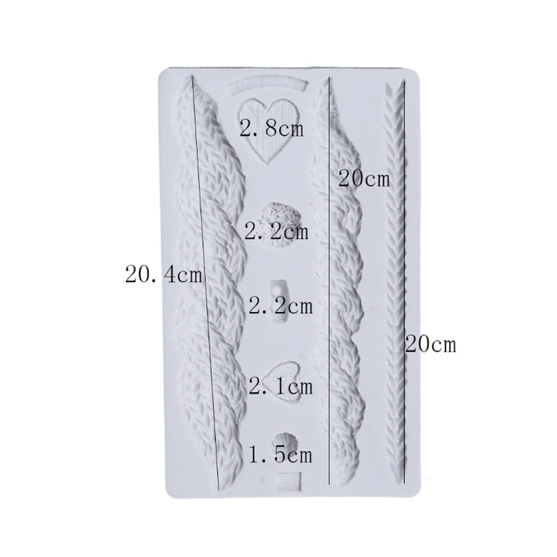 Деревенский кабель вязаная форма силиконовая форма помадка торт украшения форма в виде гитары для мастики сахарный шоколадный формы для выпечки