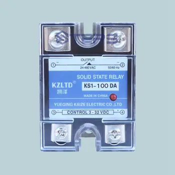 

Single-phase solid state relay DC to AC 100A Non-contact explosion-proof solid relay contactor VAC220V380V