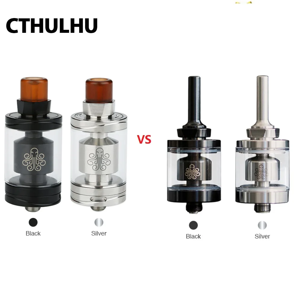 Online Original Cthulhu Hastur MTL RTA 3,5 ml vs Cthulhu Hastur MTL RTA 2 ml w 22mm 24 mm single coil RTA Elektronische Zigarette vape tank