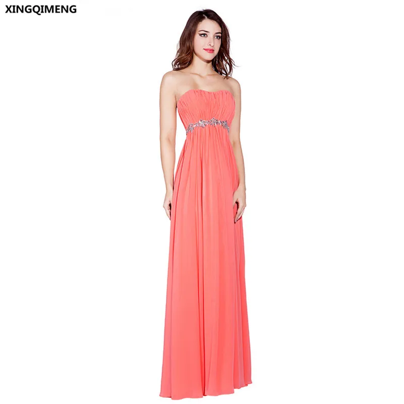 Rosso anguria Piega il Vestito Da Sera di Cristallo Chiffon Economici  Semplici Abiti Da Cerimonia Lunghi Sparkly robe de soiree Chic Vestito  Convenzionale|simple formal dress|evening dresschic formal dresses -  AliExpress
