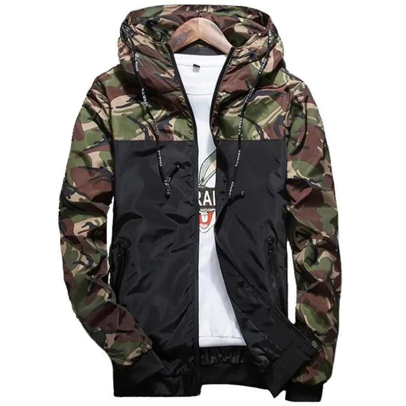 

Camouflage Jackets Men's Coats 2018 IGGY Spring Summer Casual Camo Male Jackets Army Military Men Outerwear Slim M-5XL