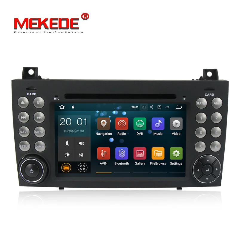 Discount Android7.1 Quad core HD screen Car Audio dvd player for Benz R171 W171 Benz SLK 2004-2011 Auto Radio Audio Headunit 0