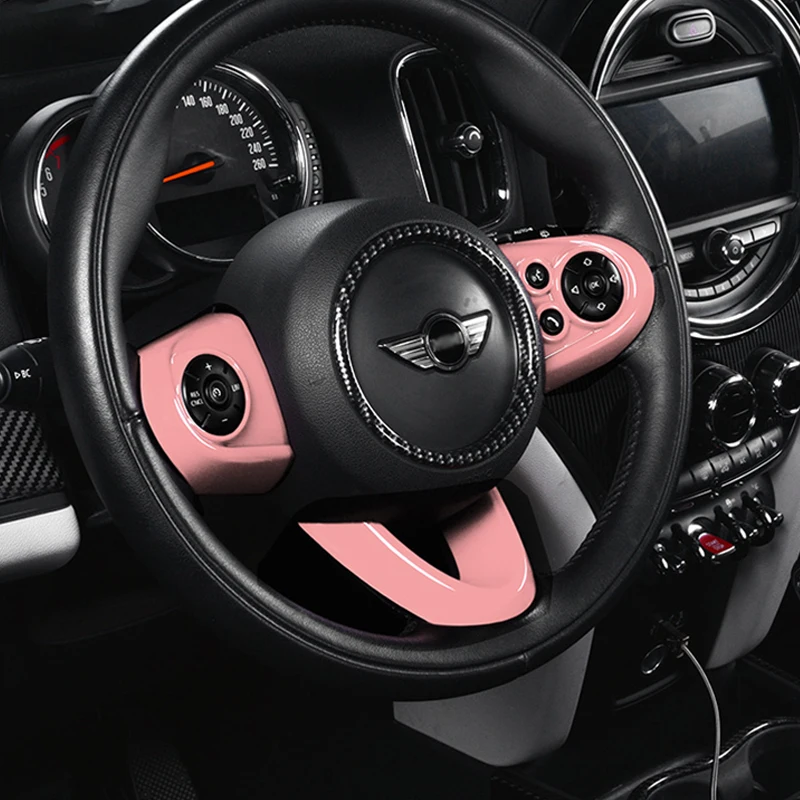 Интерьер автомобиля розовый стикер автомобиля Стайлинг Аксессуары декоративная крышка для BMW MINI ONE COOPER S F55 F56 Авто модификация