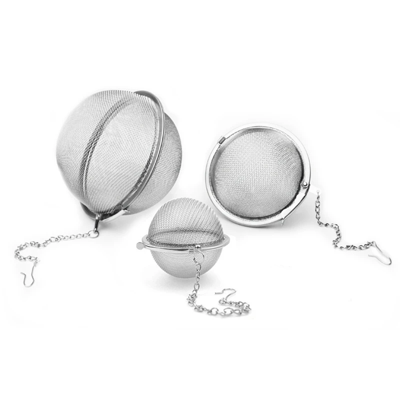 

1pc Stainless Steel Tea Infuser Sphere Locking SpiceTea Ball Strainer Mesh Infuser Tea Filter Strainers Kitchen Tea Accessories